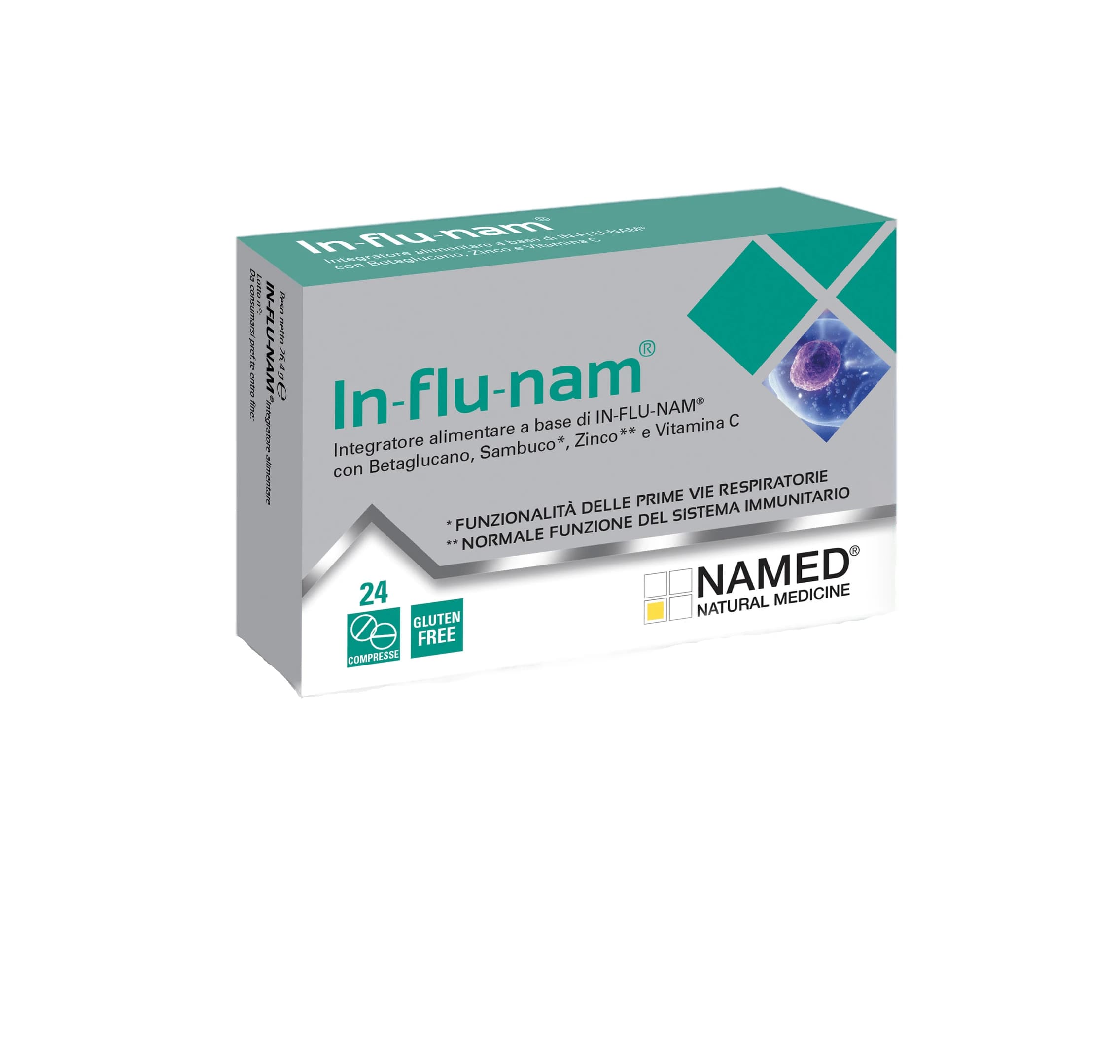 Metagenics In-flu-nam Дієтична добавка "Ін-флу-нам №24" - 1