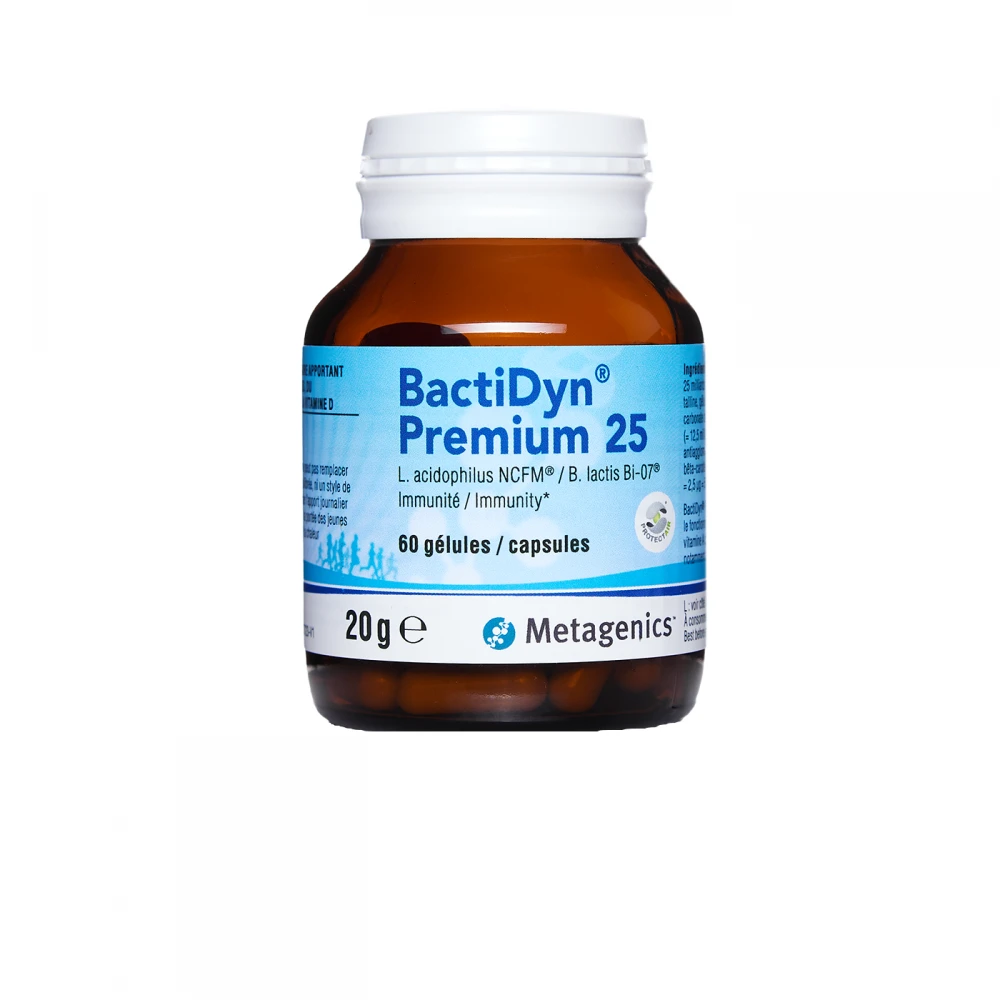Metagenics BactiDyn Premium 25 Диетическая добавка "БактиДин Премиум 25 №60" - 1