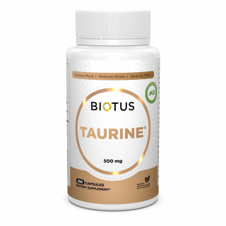 Biotus Taurine 500 mg Таурин 500 мг 100 капсул