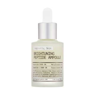 Logically, Skin Brightuning Peptide Ampoule Пептидна сироватка проти пігментних плям та нерівного тону 30 мл
