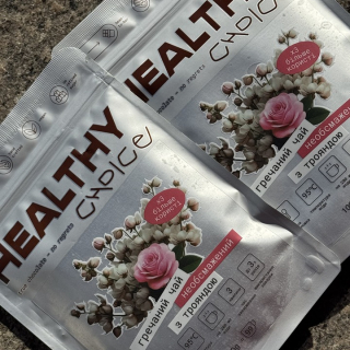 Healthy Choice Необжаренный гречишный чай с розой 100 г