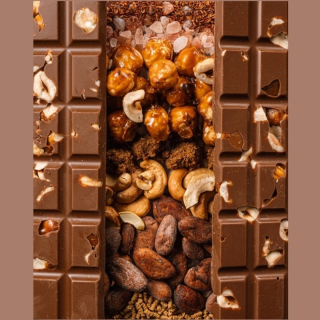 Healthy Choice Шоколад с карамелизированным фундуком 80 г