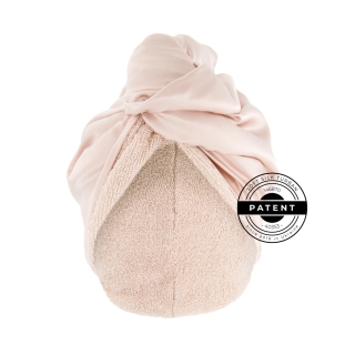 Mon Mou Soft Silk Turban Nude Шовковий рушник-тюрбан з махрою