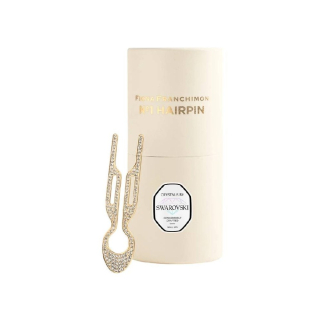 Fiona Franchimon Steel with Swarovski Crystals Yellow Gold Finish Шпилька для волосся з кристалами Swarovski у покритті жовтого золота