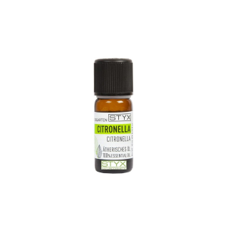 STYX Essential oils 100% ефірна олія "Цитронелла" 10 мл (Ява, Шрі-Ланка)