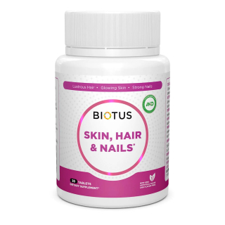 Biotus Hair, Skin & Nails Волосы, кожа и ногти 30 таблеток
