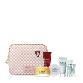 ELEMIS Kit: Shrimps Travel Icons Collection Легендарная коллекция бестселлеров в дизайнерской Тревел косметичке для Нее