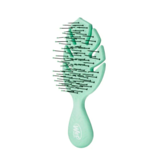 Щетка для волос зелёная мини