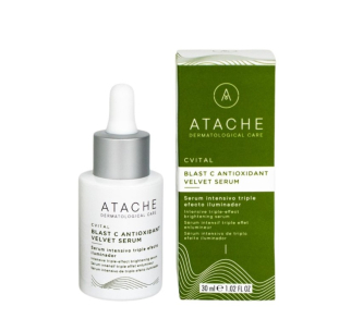 ATACHE C Vital Blast-C Velvet Serum Антиоксидантная омолаживающая сыворотка для лица 30 мл.