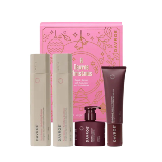 Davroe Christmas Repair Senses with Rebilder & Ends Repair Різдвяний набір продуктів для волосся Зволоження