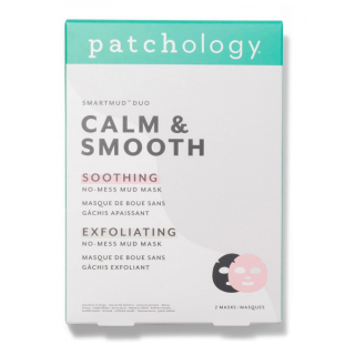 Patchology SmartMud Duo - Smooth + Calm Дуо масок Обновляющая + Успокаивающая