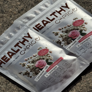 Healthy Choice Необжаренный гречишный чай с розой 100 г