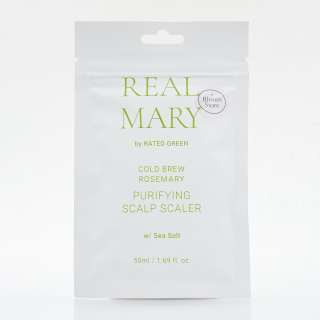 Rated Green Real Mary Cold Brewed Rosemary Purifyng Scalp Scaler Очищающая и отшелушивающая маска для кожи головы с морской солью и соком розмарина 50 мл