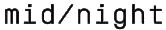 Косметика Mid/night 00.00