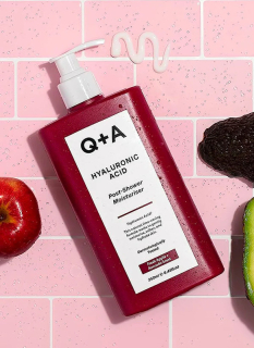 Q+A Hyaluronic Acid Post-Shower Moisturiser Средство для интенсивного увлажнения кожи после душа с гиалуроновой кислотой 250 мл.
