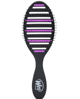 Расческа для волос чёрная с фиолетовым