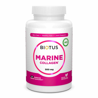 Biotus Marine Collagen 500 mg Морской коллаген 120 капсул
