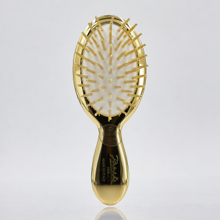 Janeke Superbrush Щетка массажная для волос золотая с молочным S