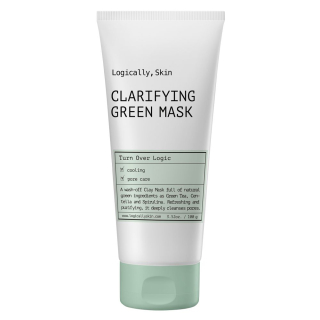 Logically, Skin Clarifying Green Mask Очищувальна маска з глиною та спіруліною 100 г