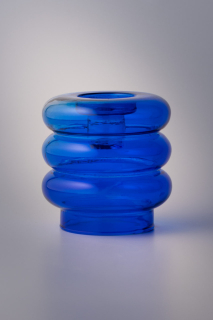 FIRE RABBIT Art Candle Holder Подсвечник Синий