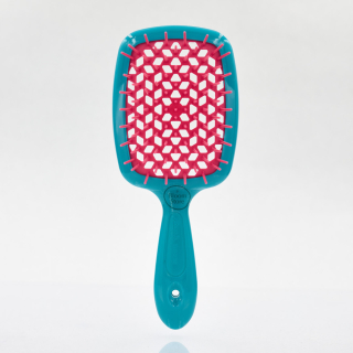 Janeke Superbrush Щётка бирюзово-розовая