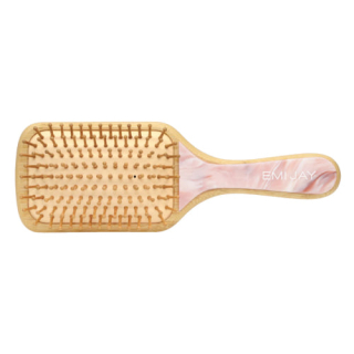 Emi Jay Bamboo Paddle Brush in Pink Chantilly Бамбуковая щетка для волос «Pink Chantilly»