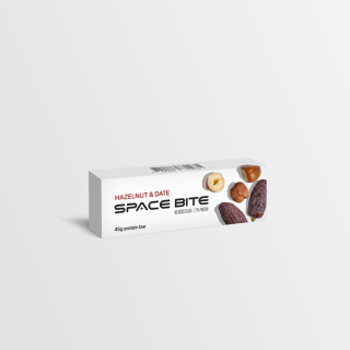SpaceFood Space Bite Протеїнові батончики Фундук-фінік 10 шт х 45 г