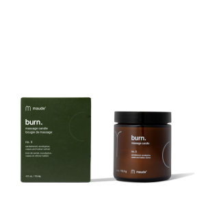 Maude Burn no.3 eucalyptus and sandalwood Свеча для массажа - аромат №3 эвкалипт и сандаловое дерево