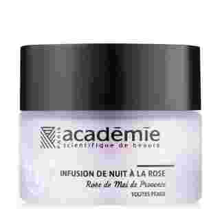 Academie Night Infusion Rose Cream Ночной крем с экстрактом прованской розы 30 мл