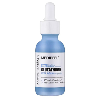 Medi Peel Glutathione Hyal Aqua Ampoule Увлажняющая витаминная сыворотка для лица для сияния кожи 30 мл