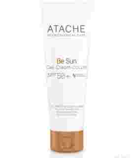 Atache Be Sun Gel Cream Color SPF50+ Солнцезащитный крем-гель с тоном для жирной и комбинированной кожи 50 мл.