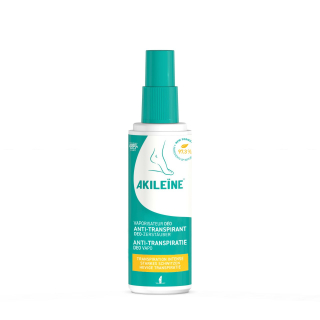 Akileine Anti-Transpirant Антиперспирант Дезодорируемый спрей, интенсивное потовыделение ног 100 мл