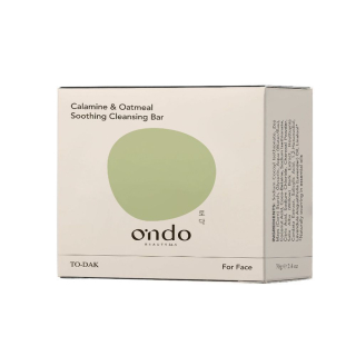 Ondo Beauty 36.5 Calamine & Oatmeal Soothing Cleansing Bar Очищающее успокаивающее мыло для лица и тела с овсом и каламином 70 г