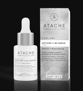 ATACHE Retinol Vital Age Serum Antiage V-B3 Антивозрастная сыворотка с ретинолом и ниацинамидами 30 мл.