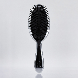 Janeke Superbrush Щетка серебряная с чёрным