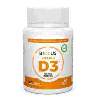 Biotus Vitamin D3 5000 IU Вітамін Д3 5000 МО 100 капсул