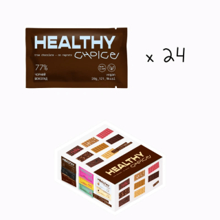 Healthy Choice Шоу-бокс “Шоколад чорний 77%”