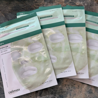 Celimax Ji Woo Gae Cica Pha Peel 2-Step Gel Mask  2 этапная пилинг маска для лица