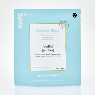 Rare Paris Carbone Glace Purifying Face Mask Очищающая маска для лица с гамамелисом и экстрактом мальвы