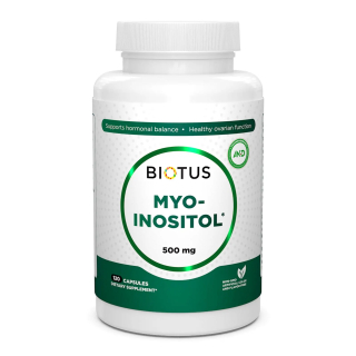 Biotus Myo-Inositol 500 mg Мио-инозитол 500 мг 120 капсул