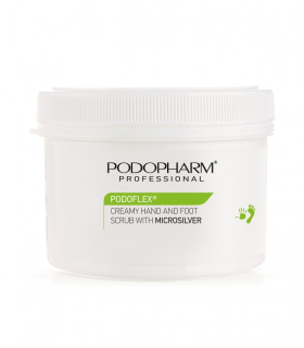Podopharm Podoflex Creamy Hand And Foot Scrub Крем-пилинг для ладоней и стоп с микросеребром 600 мл.
