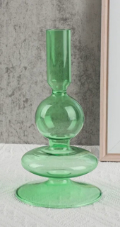 FIRE RABBIT Art Deco Candle Holder Подсвечник Зеленый