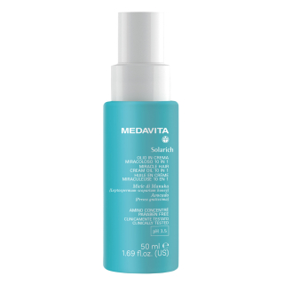 Medavita Solarich Olio In Crema Miracoloso 10 In 1 Солнцезащитное крем-масло для волос 10 в 1 с зеркальным эффектом 50 мл