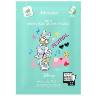 JMSolution Disney Collection Selfie Barrier Rose Of Тканевая маска для лица с розой ерихона