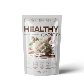 Healthy Choice Необжаренный гречишный чай с жасмином 100 г