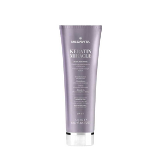 Medavita Keratin Miracle Sleek Hair Mask Ультрарозгладжувальна маска з ефектом шовку для пухнастого та неслухняного волосся 50 мл