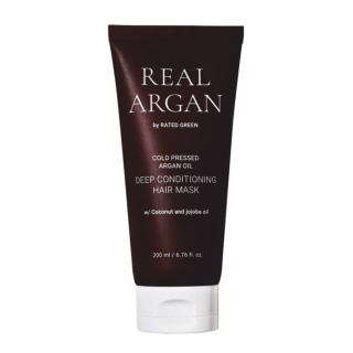 Rated Green Real Argan Deep Conditioning Hair Mask Глубоко-кондиционирующая маска с аргановым маслом 200 мл