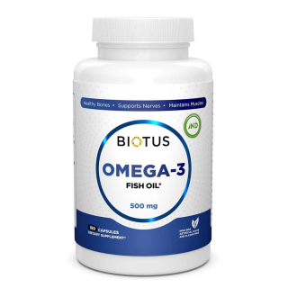 Biotus Omega-3 Fish Oil Омега-3 рыбий жир 180 капсул