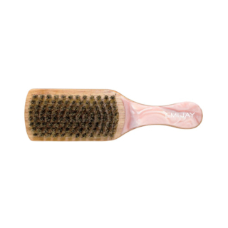 Emi Jay Mini Boar Bristle Brush in Pink Chantilly Мини щетка для волос «Pink Chantilly»