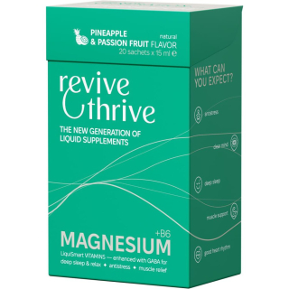 ReviveAndThrive LiquiSmart Vitamins MAGNESIUM B6+GABA Витамины 20 х 15 мл
